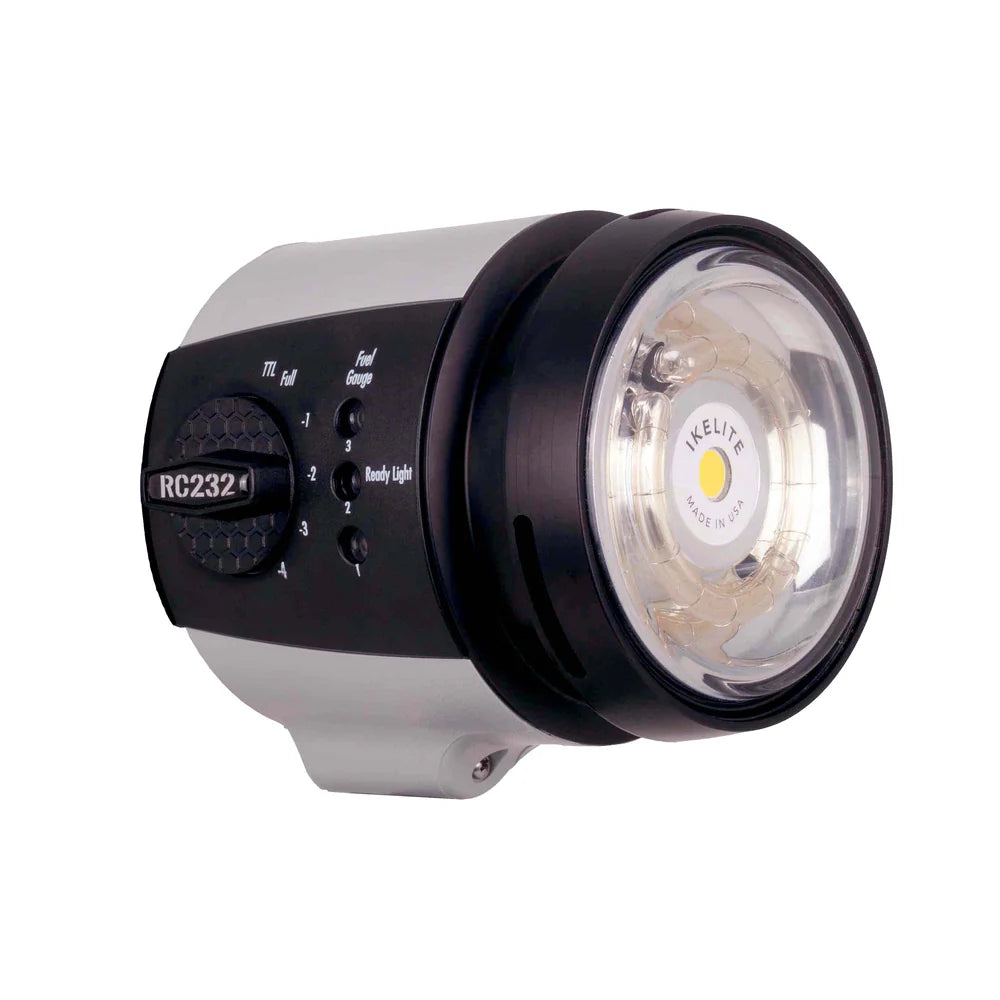 Ikelite #40123X RC232 FIBER OPTIC STROBE + VIDEO LIGHT FRONT
