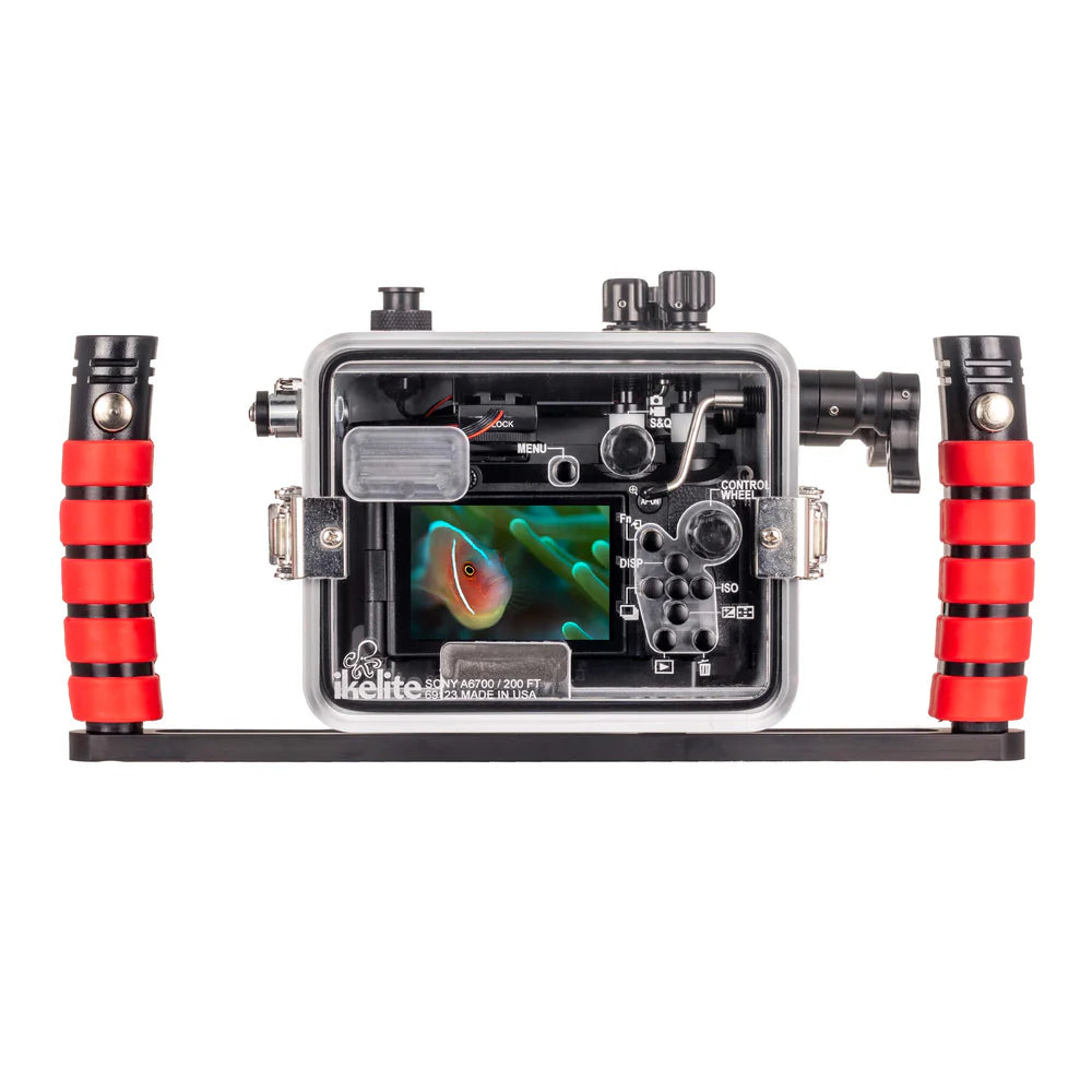 Ikelite #69123-TTL 200FP/T Underwater Housing for Sony Alpha a6700 PZ 16-50mm with Built-In TTL for DS Strobes