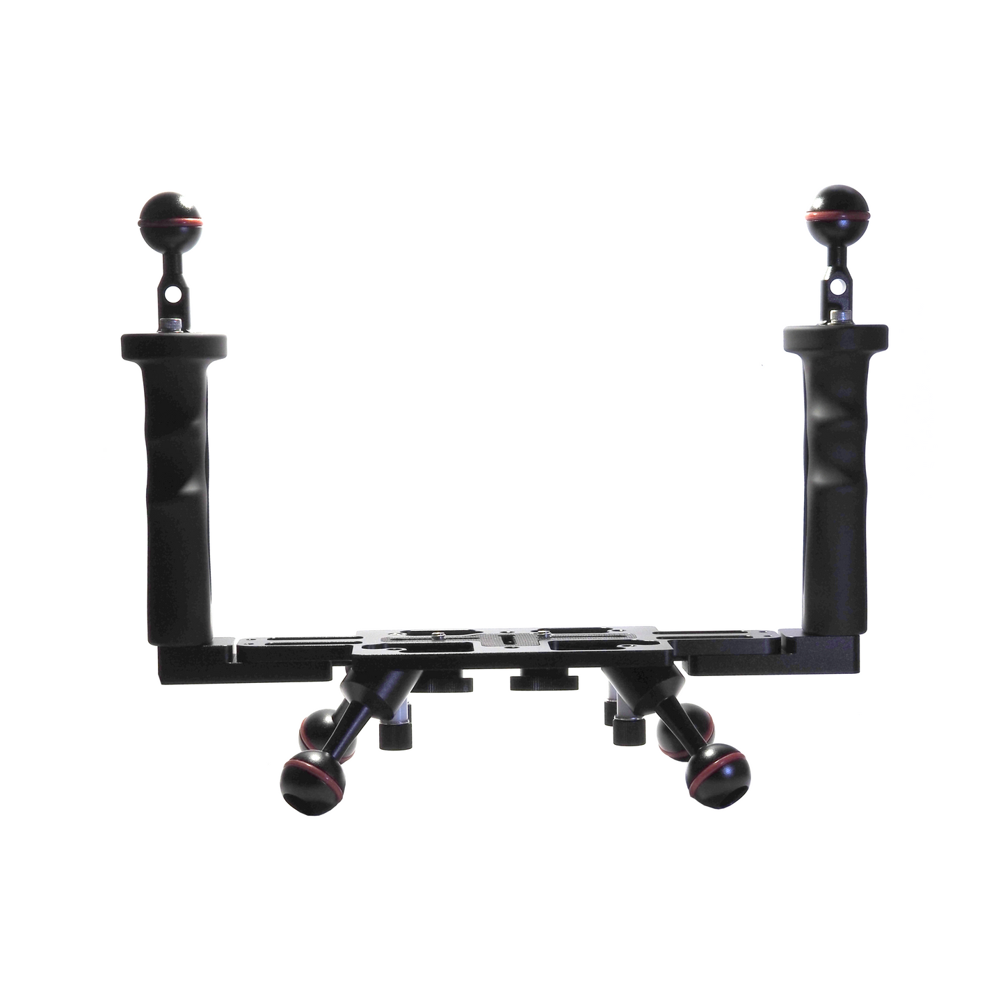 Tray base with four 1" ball legs and handles