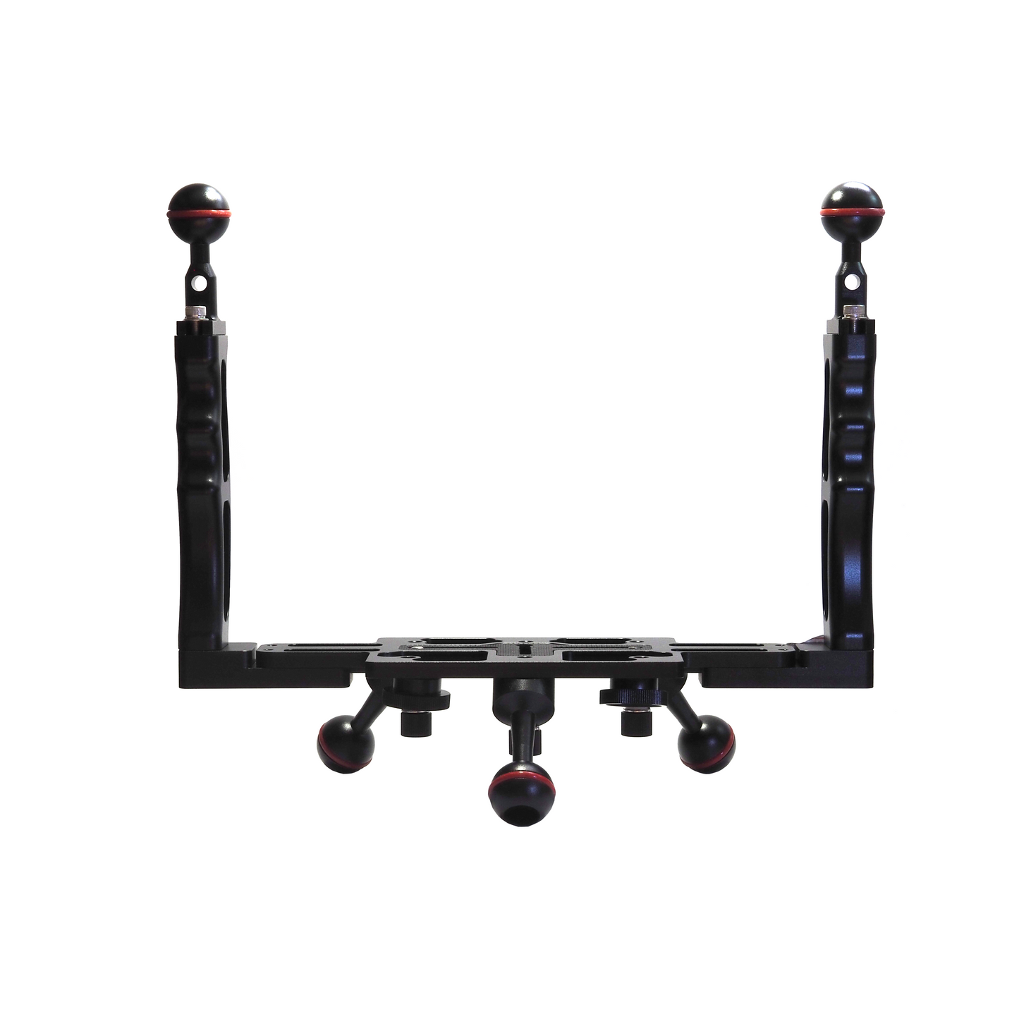 Tripod tray with three 1" ball legs and two handles