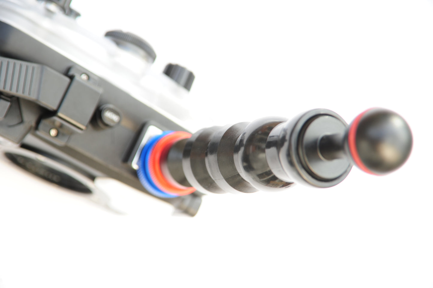 3/4" Flex arm cold shoe to 1" ball (6" Length)