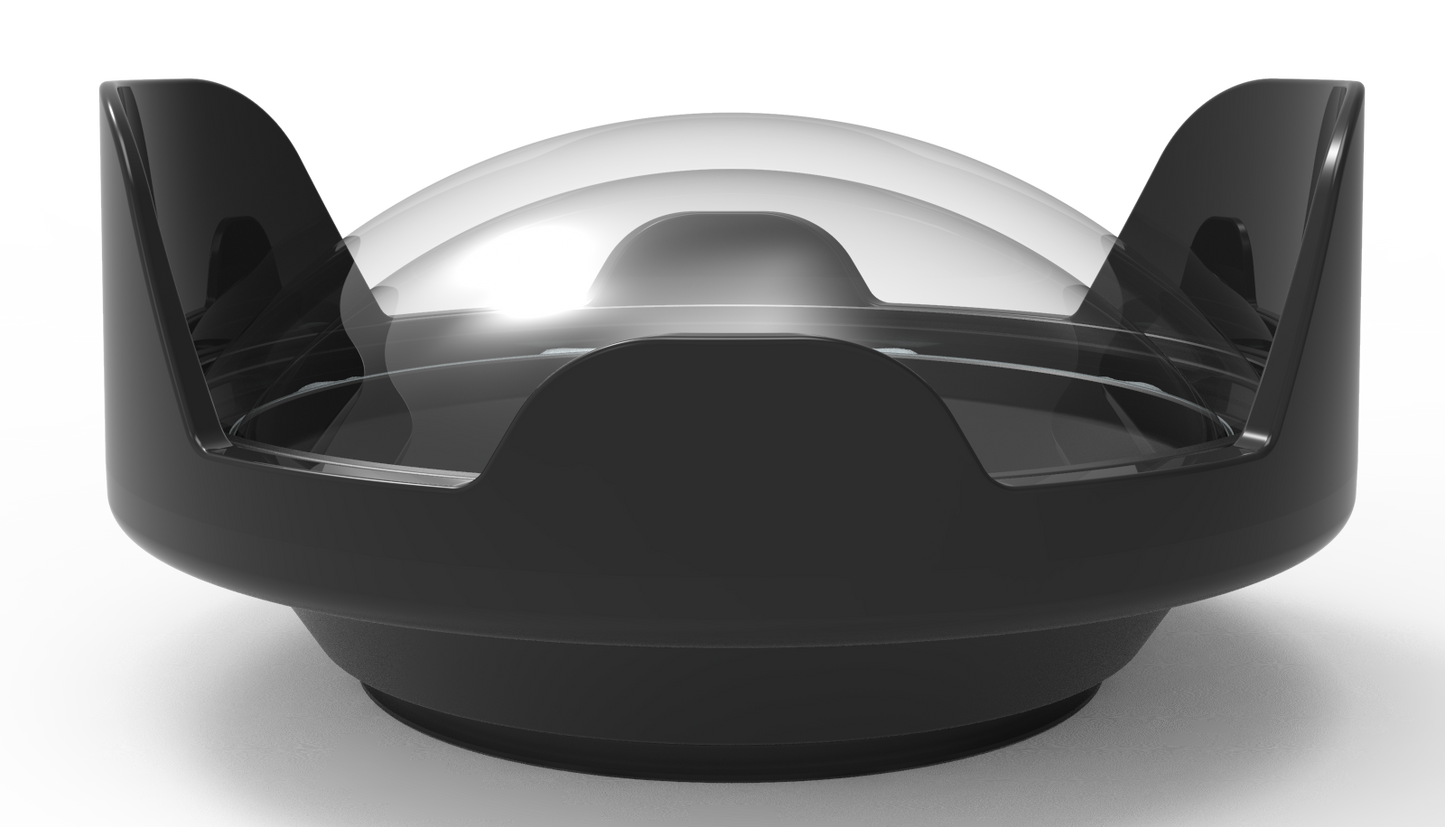 Marelux 31101 180mm Optical Glass Wide Angle Port(With Rear Port Cap & Case)
