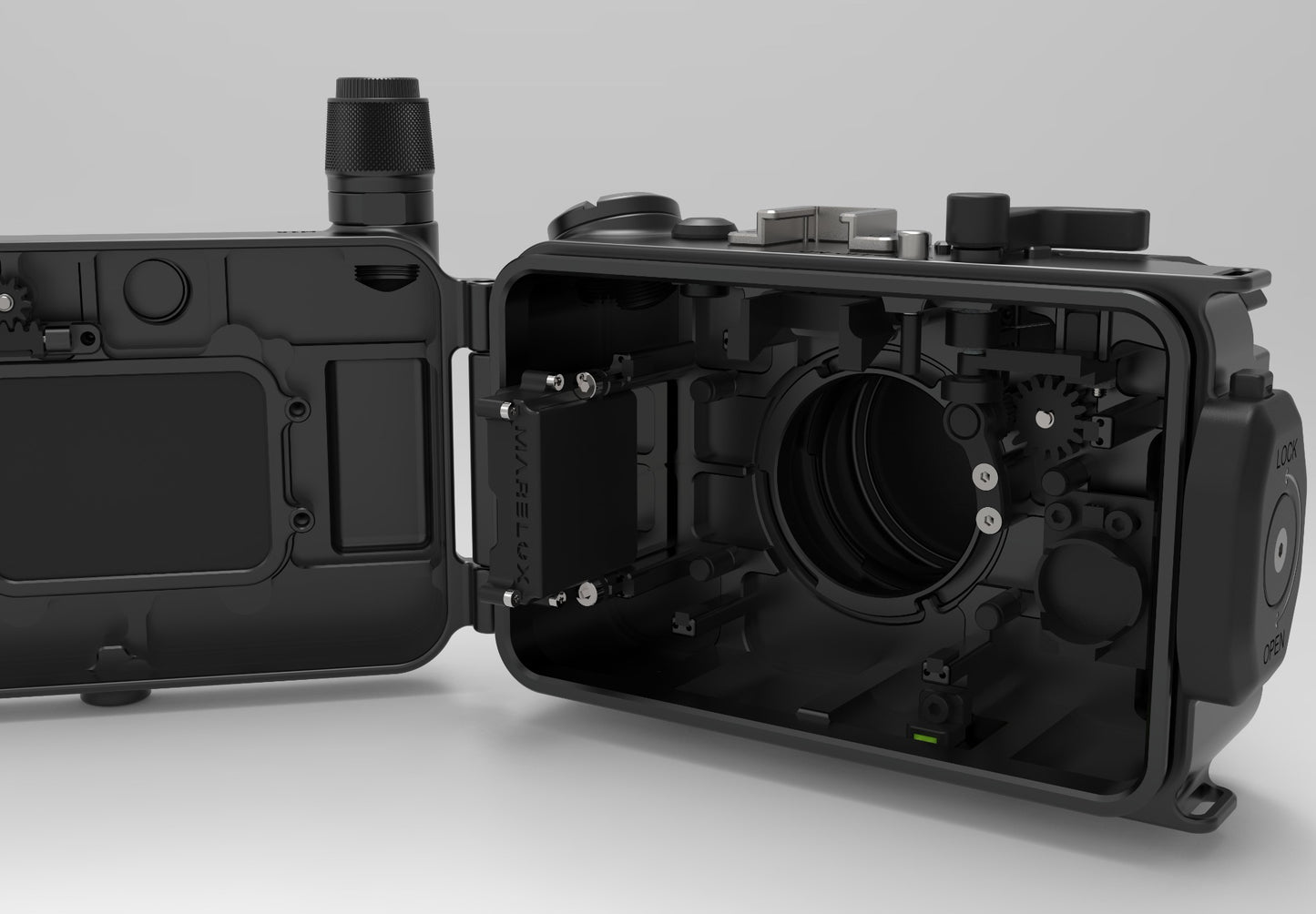 Marelux 21802 MX-RX100M7 Housing for Sony RX100M7 Compact Camera(with 32401 Extension Ring 35 and 32501 Macro Port 28)