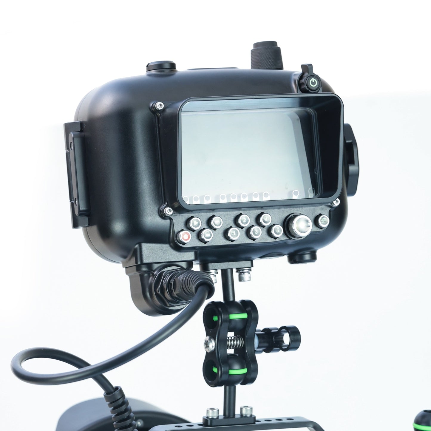 Marelux 21402 MX-NINJA V+ Housing for Atomos Ninja V/V+ 5''HDR Monitor (with 56201 M16 Vacuum Valve)