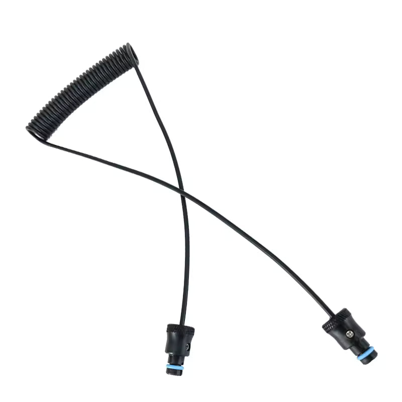 Fibre optic multicore cable with Sea & Sea type connectors