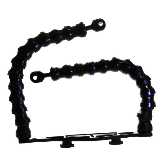 Dual 3/4" flex arm tray with YS mounts