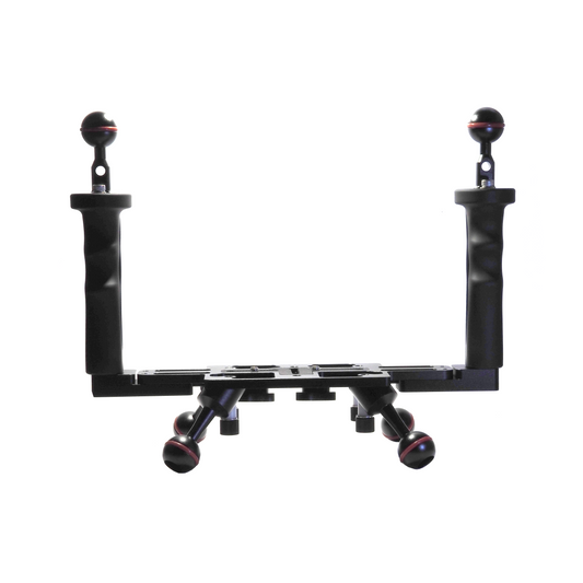 Tray base with four 1" ball legs and handles