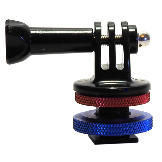 Cold shoe adapter for GoPro