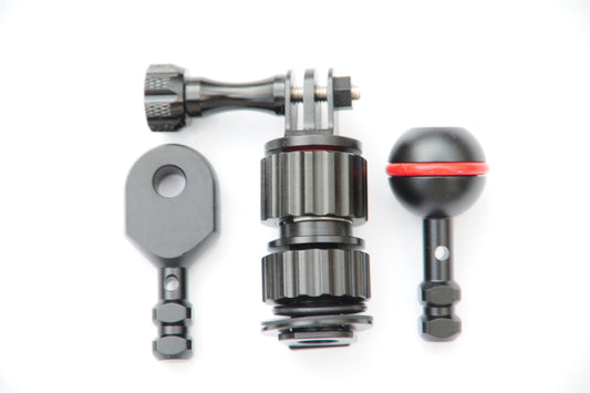Coldshoe quick-release to GoPro , YS & 1" ball mounts