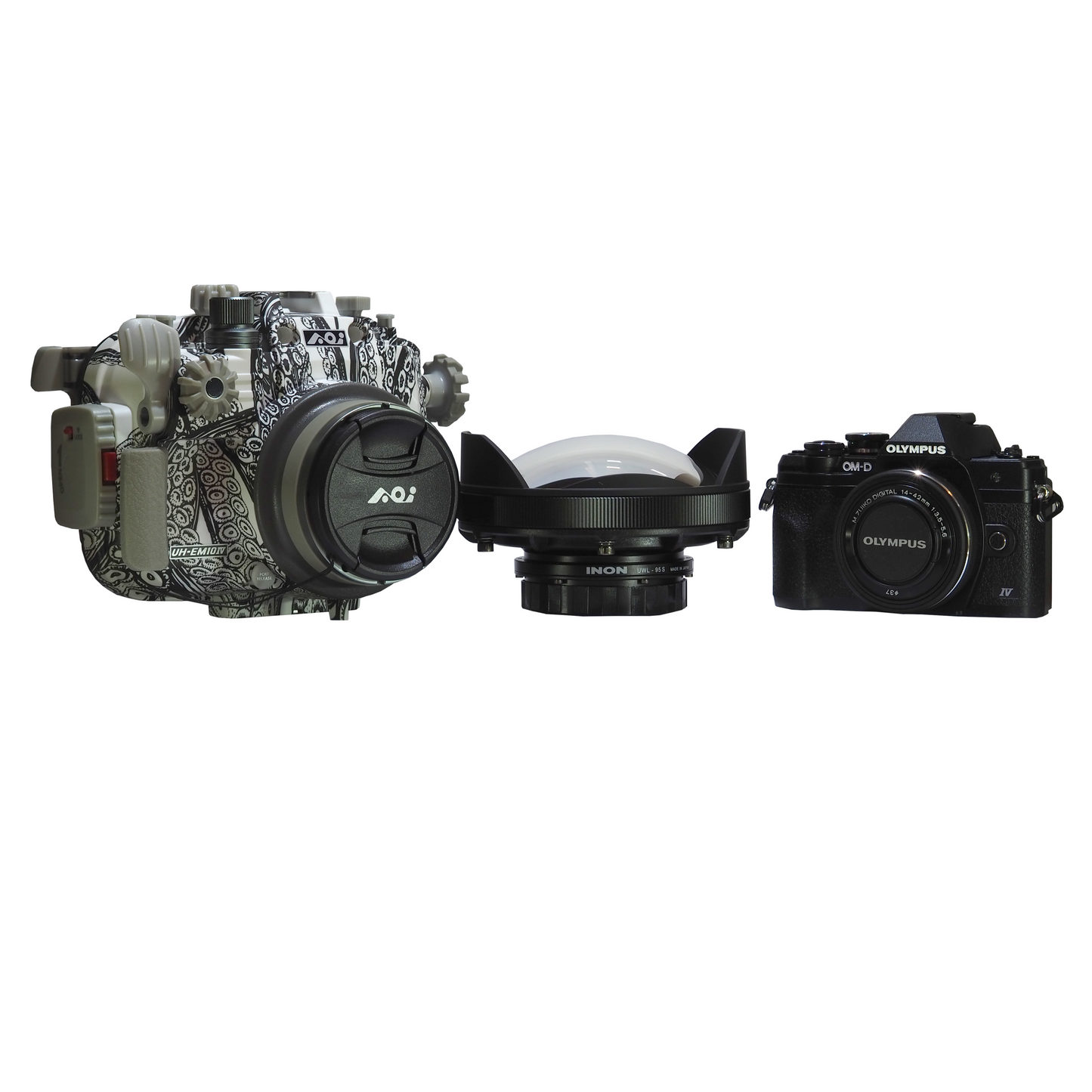 OM-D EM10 IV Camera + Backscatter Housing Super Wide Package