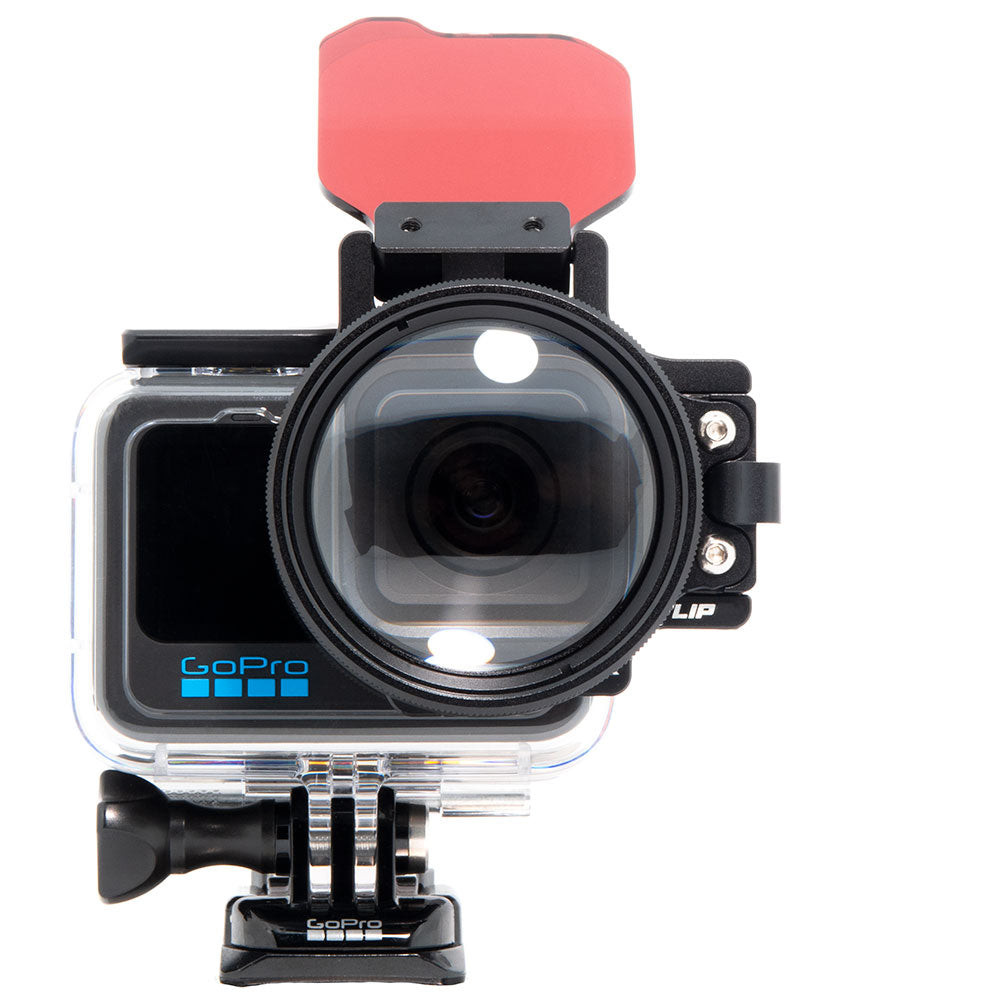 FLIP12 Pro Package with DIVE & DEEP Filters & +15 MacroMate Mini Lens for GoPro HERO 5, 6, 7, 8, 9, 10, 11, 12, 13