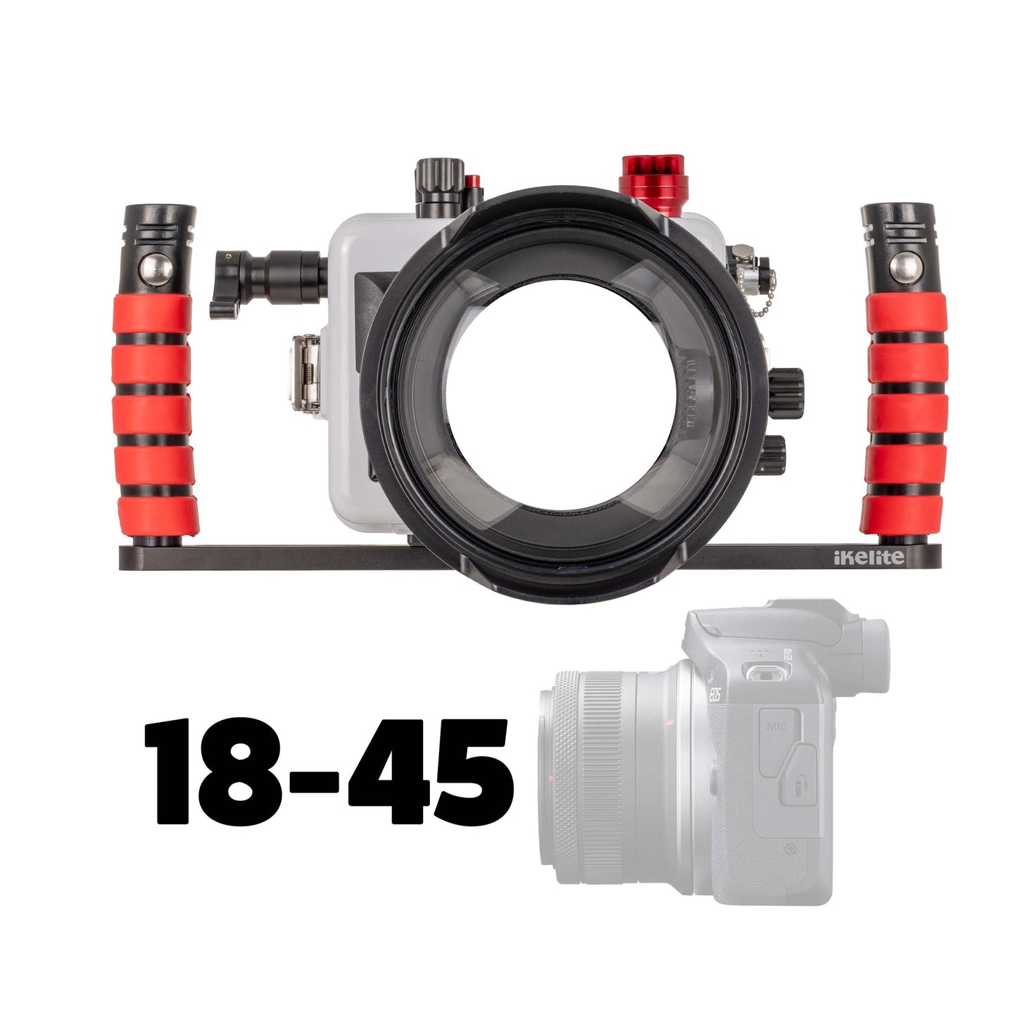 Ikelite #69753 CANON EOS R100 HOUSING + DOME FOR 18-45MM and 10-18mm LENSES   [FIBER OPTIC]