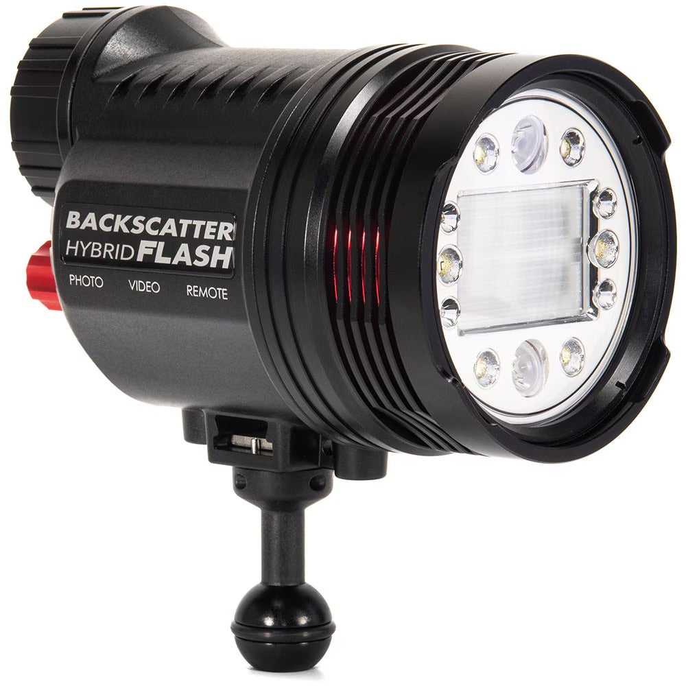 Backscatter Hybrid Flash Underwater Strobe HF-1