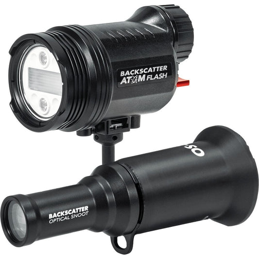 Backscatter Atom Flash & Optical Snoot 0S-2 Combo Package