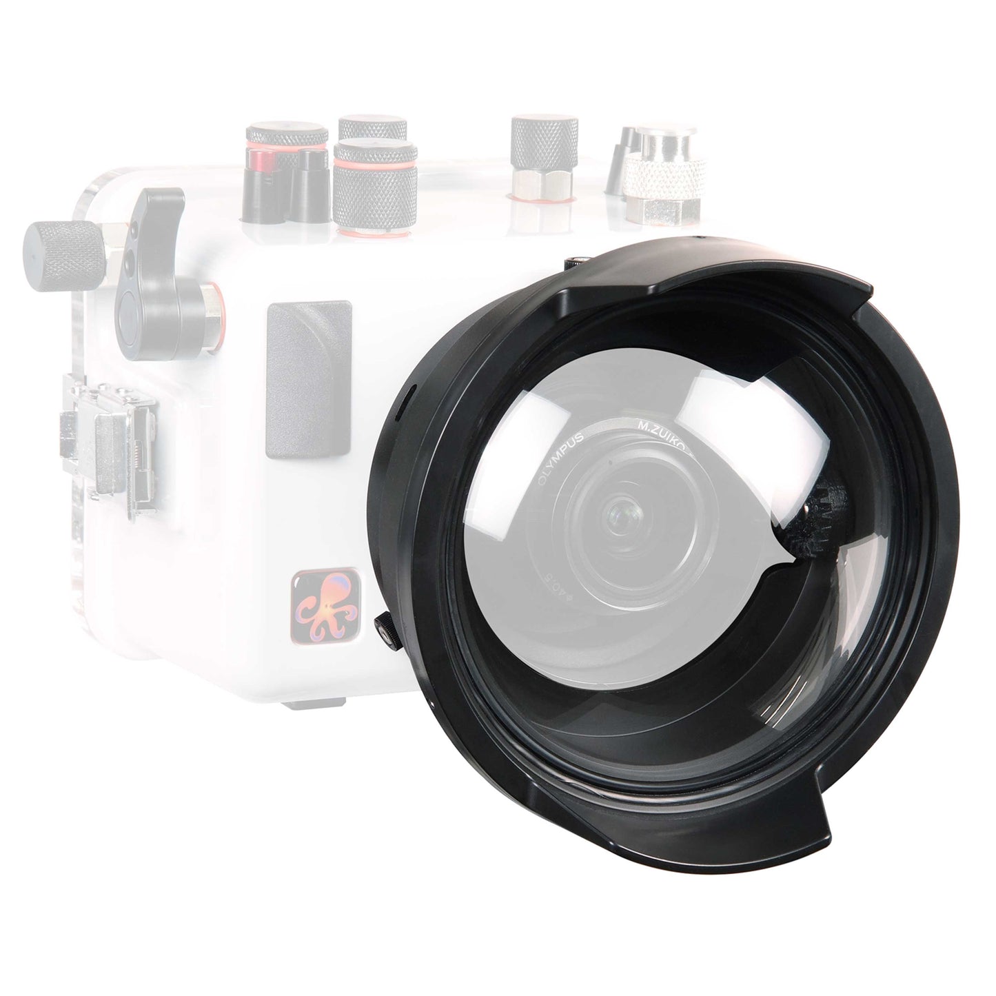 DLM 6 INCH DOME PORT WITH ZOOM EXT .375